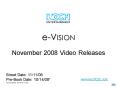 November 2008 Video Releases PowerPoint PPT Presentation