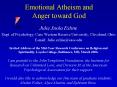 Emotional Atheism and Anger toward God PowerPoint PPT Presentation