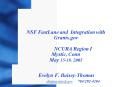 NSF FastLane and Integration with Grants.gov NCURA Region I Mystic, Conn May 1518, 2005 Evelyn F. Ba PowerPoint PPT Presentation