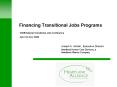 Financing Transitional Jobs Programs PowerPoint PPT Presentation