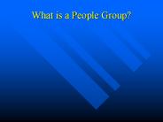 What is a People Group?