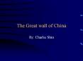The Great wall of China PowerPoint PPT Presentation