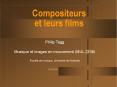 Compositeurs et leurs films PowerPoint PPT Presentation