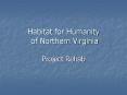 Habitat for Humanity of Northern Virginia PowerPoint PPT Presentation