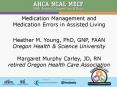 Medication Management and Medication Errors in Assisted Living PowerPoint PPT Presentation
