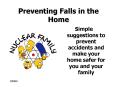 Preventing Falls in the Home PowerPoint PPT Presentation