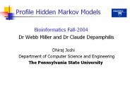 Profile Hidden Markov Models