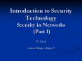 Introduction to Security Technology Security in Networks Part 1 PowerPoint PPT Presentation