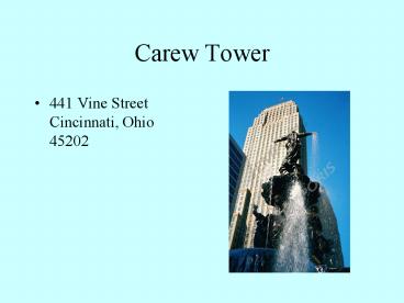 Carew Tower
