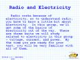 Radio and Electricity PowerPoint PPT Presentation