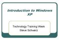 Introduction to Windows XP PowerPoint PPT Presentation