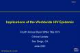 Implications of the Worldwide HIV Epidemic PowerPoint PPT Presentation