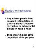 Headache cephalalgia PowerPoint PPT Presentation