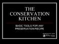 THE CONSERVATION KITCHEN PowerPoint PPT Presentation