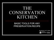 THE CONSERVATION KITCHEN