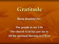 Gratitude PowerPoint PPT Presentation