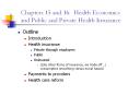 Chapters 15 and 16: Health Economics and Public and Private Health Insurance PowerPoint PPT Presentation