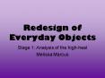 Redesign of Everyday Objects PowerPoint PPT Presentation