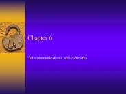 Telecommunications and Networks