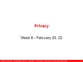 Privacy PowerPoint PPT Presentation