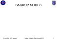 BACKUP SLIDES PowerPoint PPT Presentation