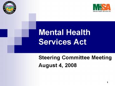 Mental Health Services Act
