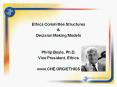 Ethics Committee Structures PowerPoint PPT Presentation
