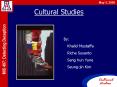 Cultural Studies PowerPoint PPT Presentation