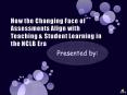 How the Changing Face of Assessments Align with Teaching PowerPoint PPT Presentation