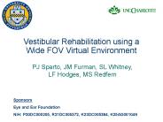 Vestibular Rehabilitation using a Wide FOV Virtual Environment