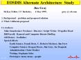 EOSDIS Alternate Architecture Study PowerPoint PPT Presentation