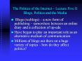 The Politics of the Internet  PowerPoint PPT Presentation