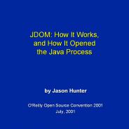 JDOM: How It Works, and How It Opened the Java Process