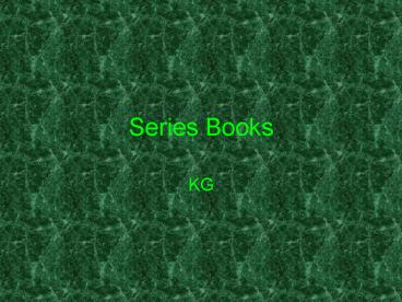 Series Books