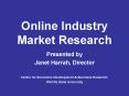 Online Industry Market Research PowerPoint PPT Presentation