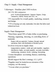 Chap 11 Supply Chain Management