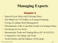 Managing Exports PowerPoint PPT Presentation