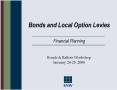 Bonds and Local Option Levies PowerPoint PPT Presentation