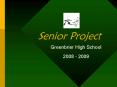 Senior Project PowerPoint PPT Presentation