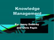 Knowledge Management