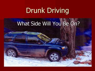 Drunk Driving