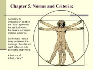 Chapter 5. Norms and Criteria: