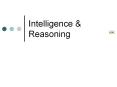 Intelligence PowerPoint PPT Presentation