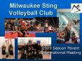 Milwaukee Sting Volleyball Club PowerPoint PPT Presentation