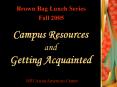 Campus Resources and Getting Acquainted PowerPoint PPT Presentation