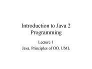 Introduction to Java 2 Programming