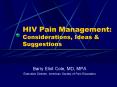 HIV Pain Management: Considerations, Ideas PowerPoint PPT Presentation