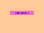 Infanticide