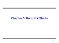 Chapter 3 The UNIX Shells PowerPoint PPT Presentation