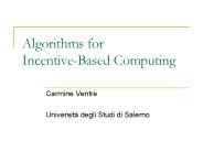 Algorithms for     Incentive-Based Computing